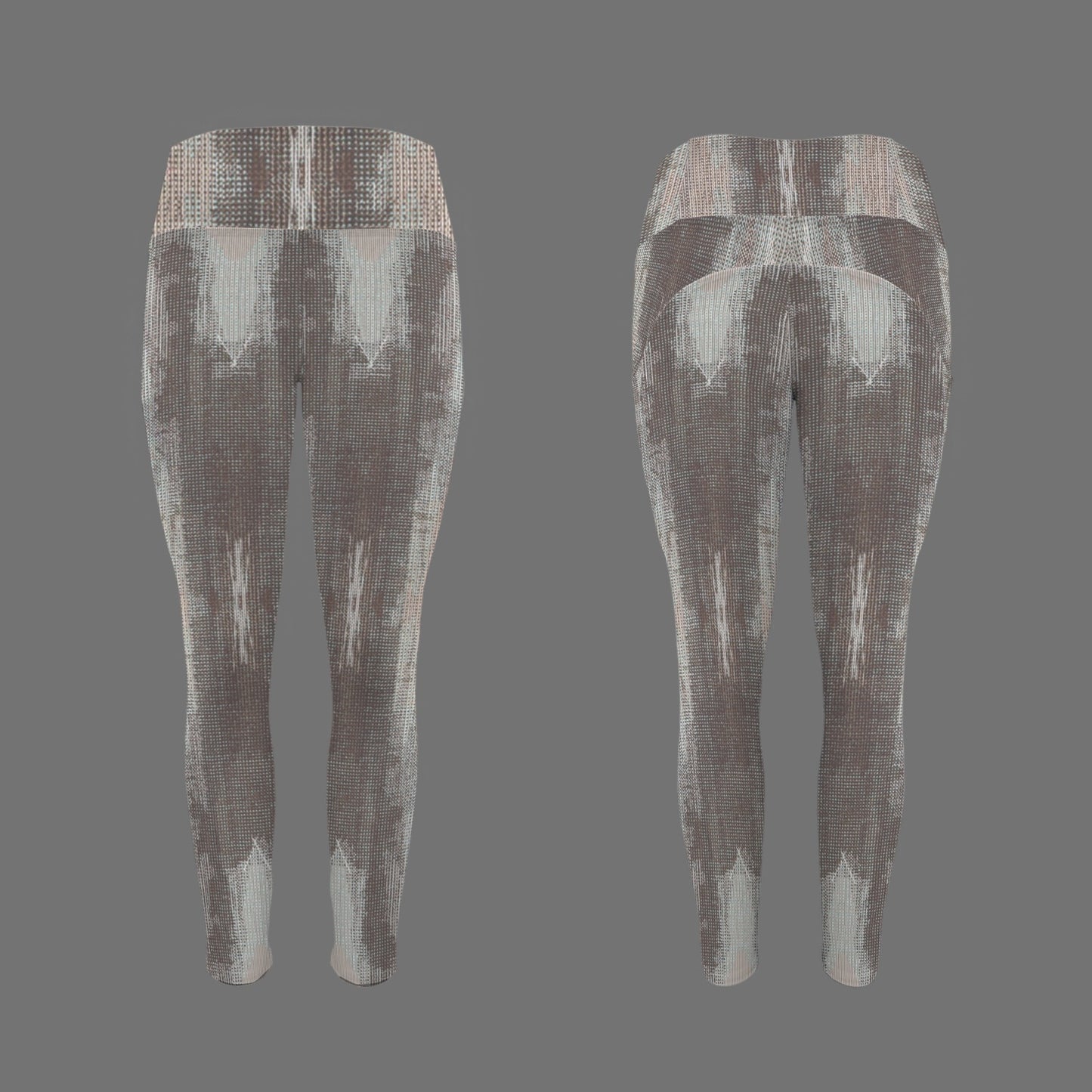 MochaMadnessWhiteFlood - leggings