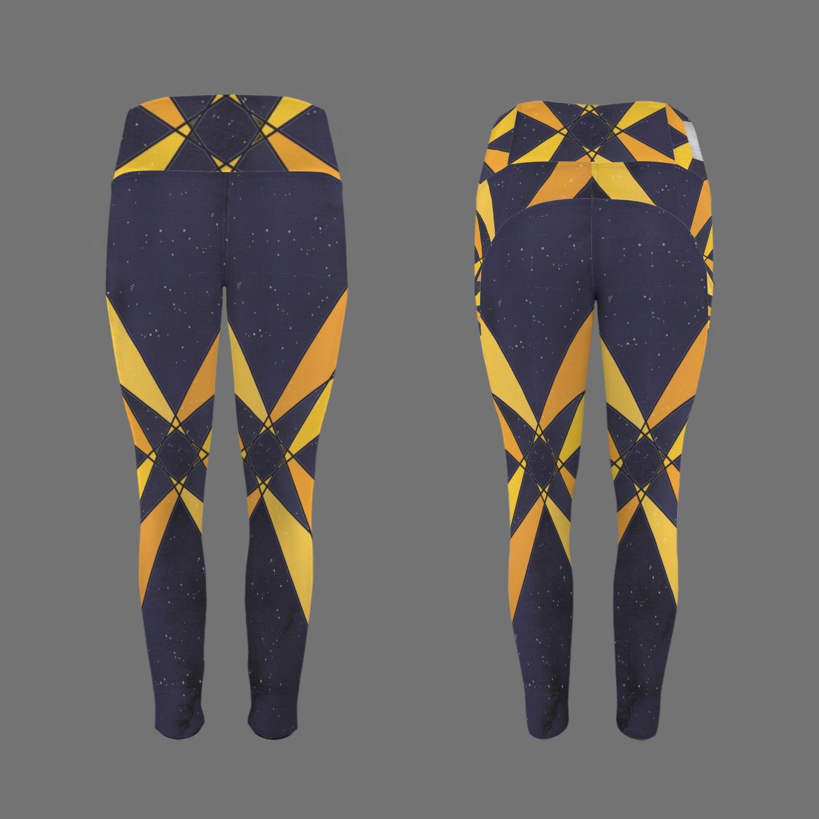 X Marks the Spot Eggplant /Gold - Leggings