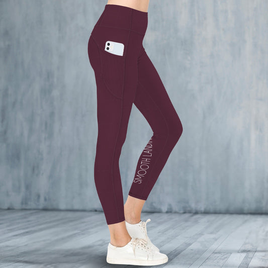 Wine Leggings - Smooth Landing
