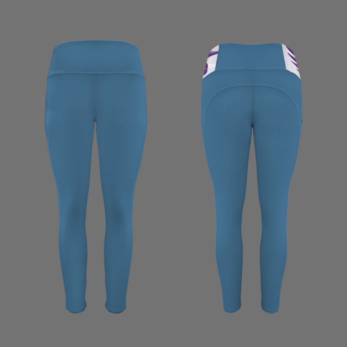 Teal - Smooth Landing Logo Leggings