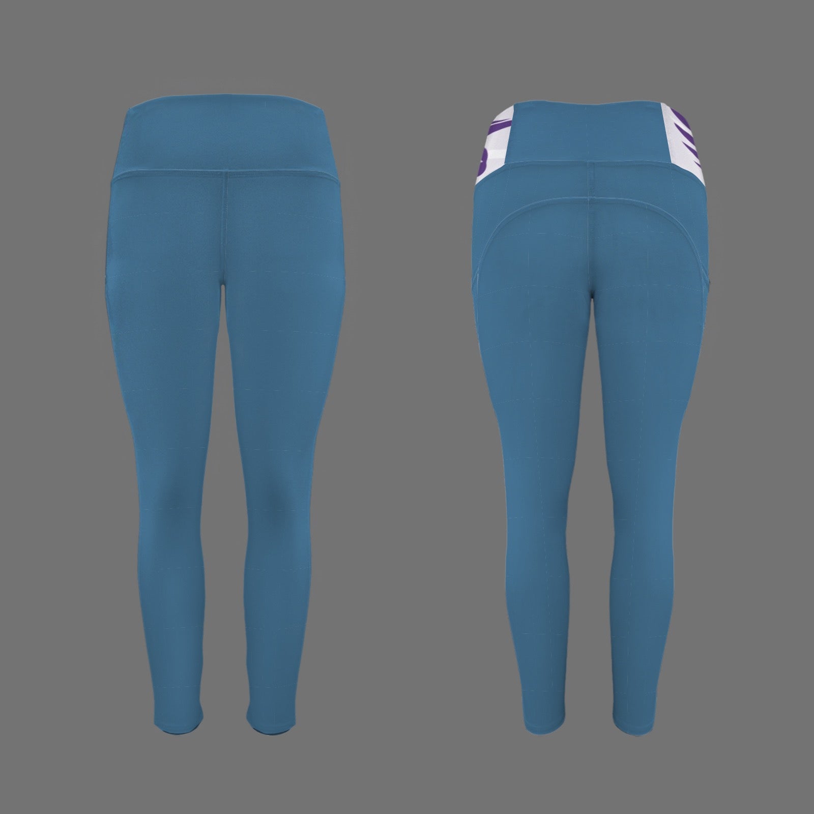 Teal - Smooth Landing Logo Leggings