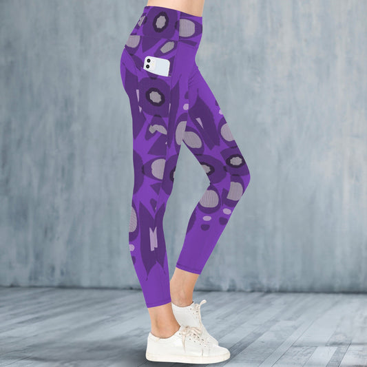 Burgundy Bliss Comp 16 SL - Leggings
