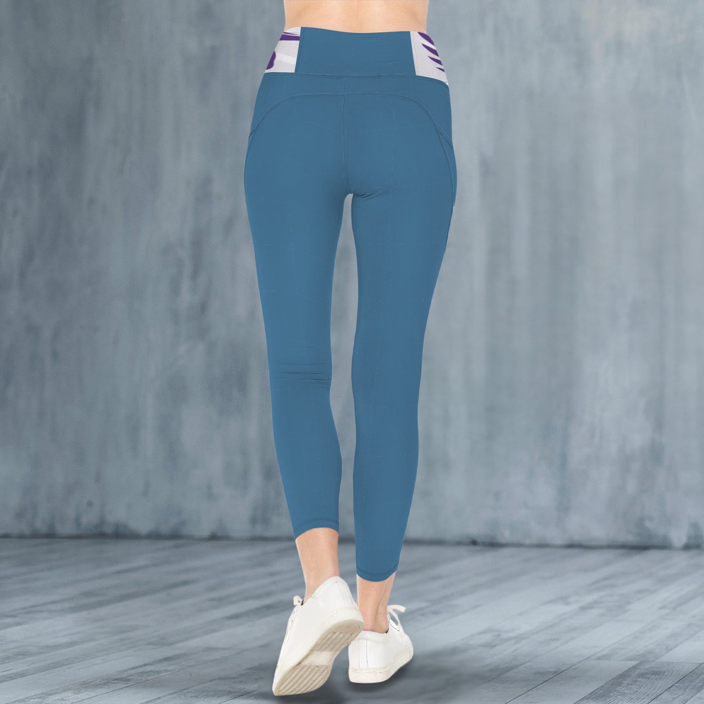 Teal - Smooth Landing Logo Leggings