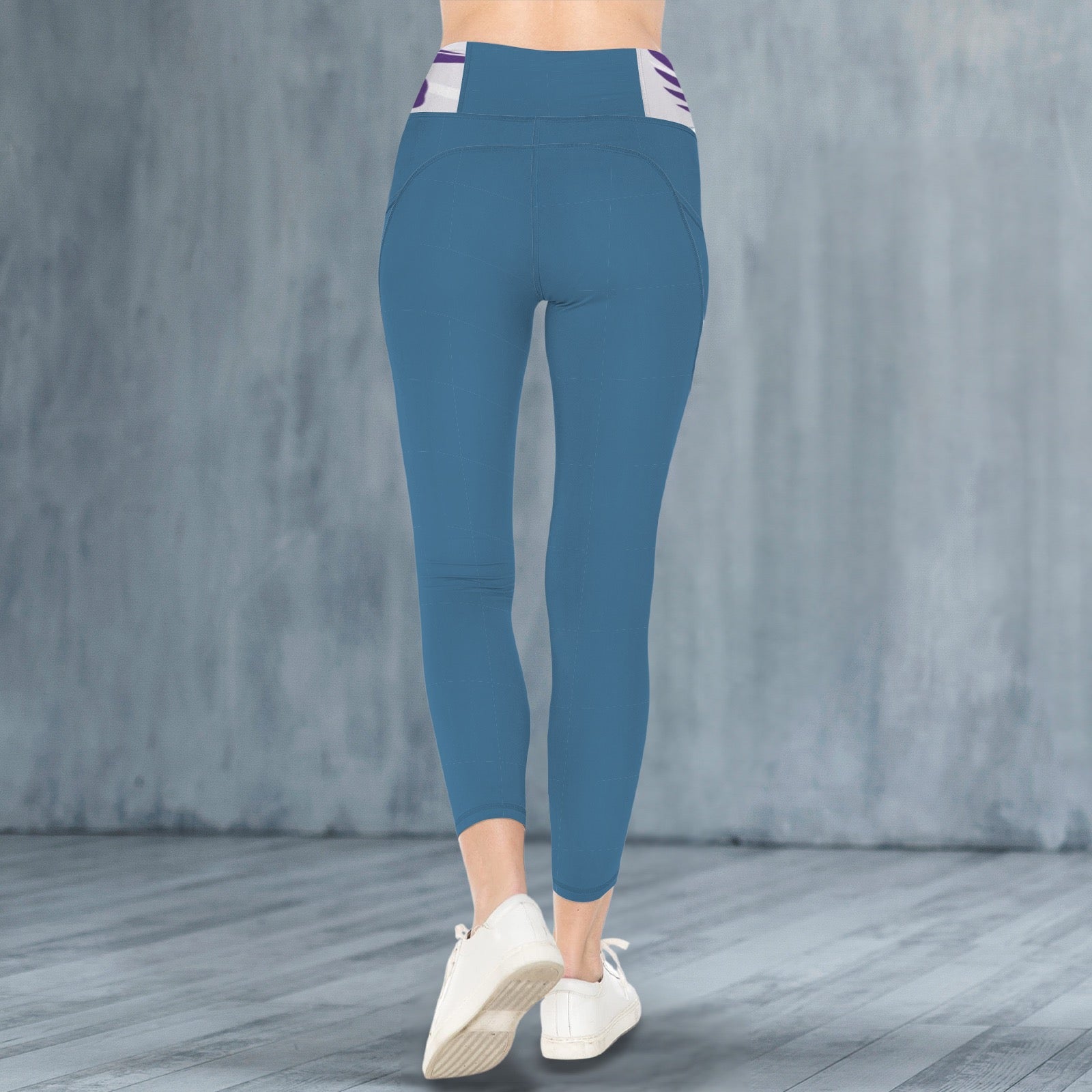 Teal - Smooth Landing Logo Leggings