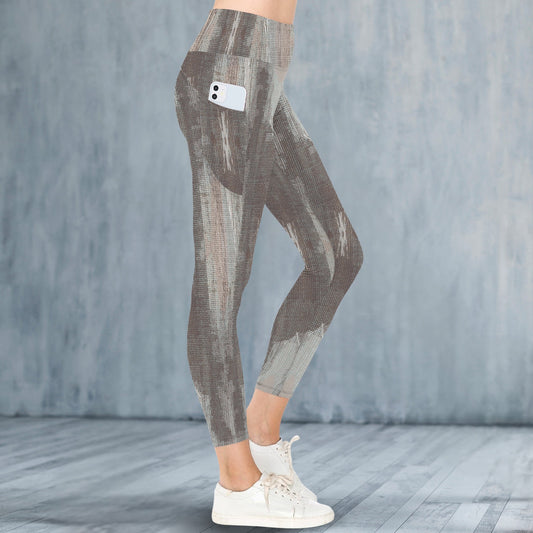MochaMadnessWhiteFlood - leggings