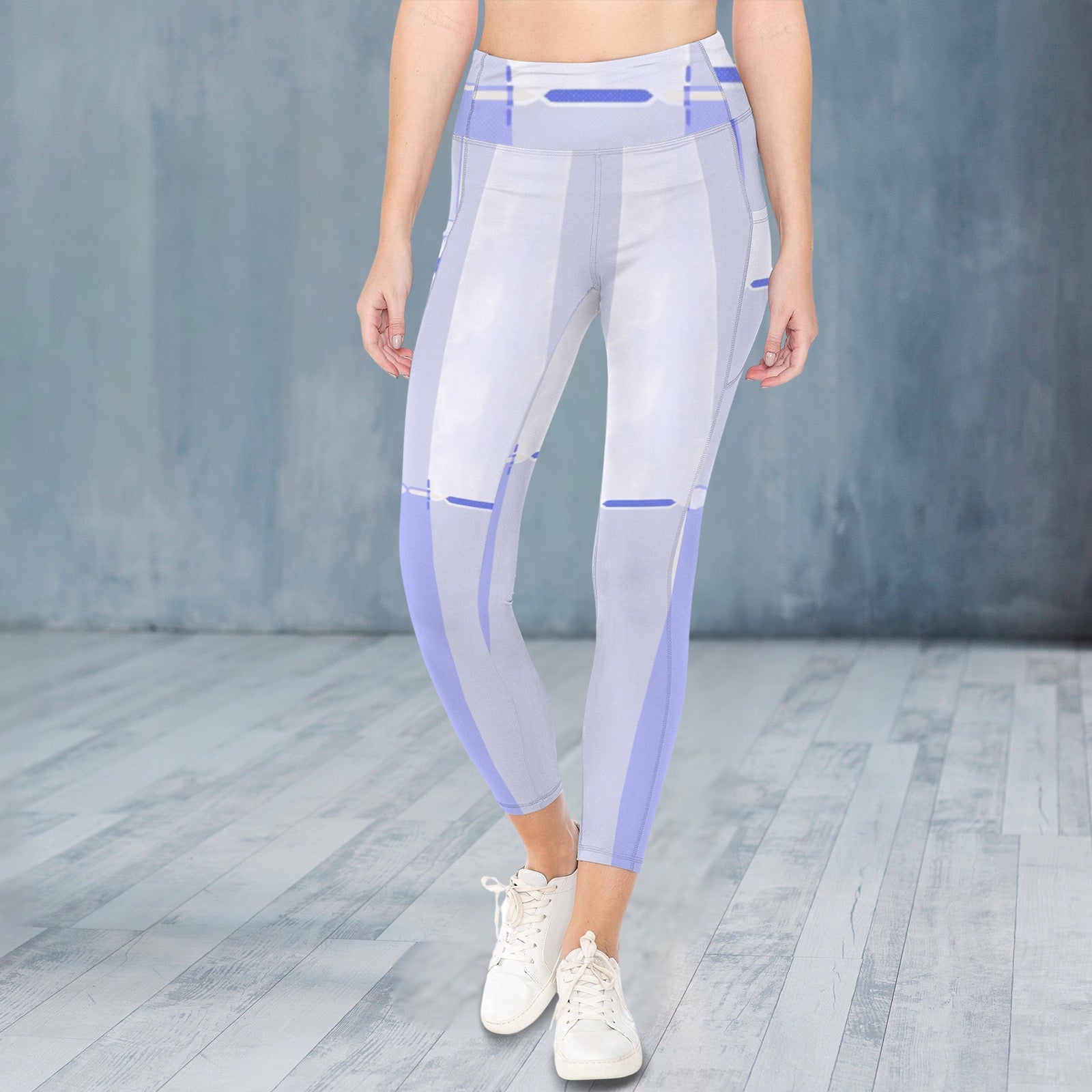 Blue Stripes - Leggings