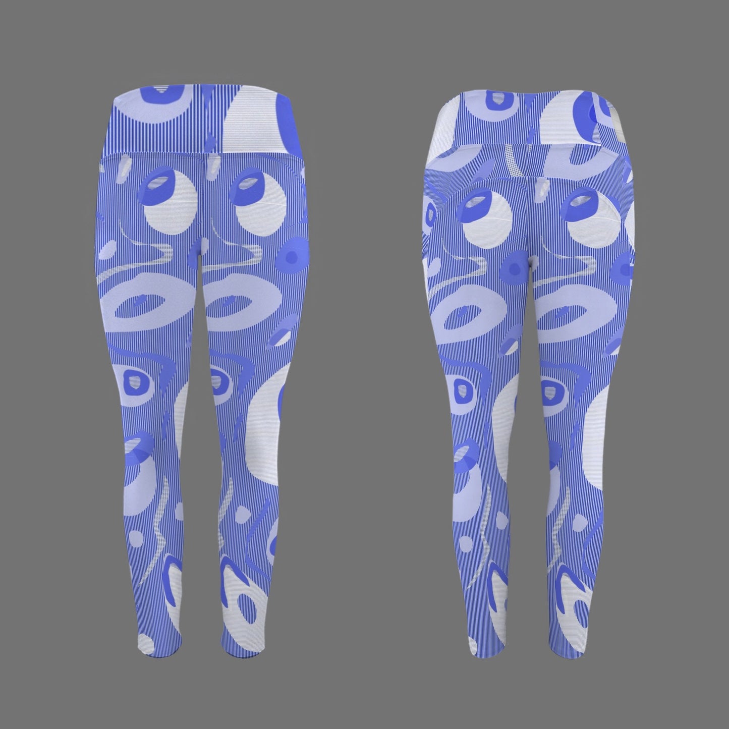 Blue Circles - Leggings