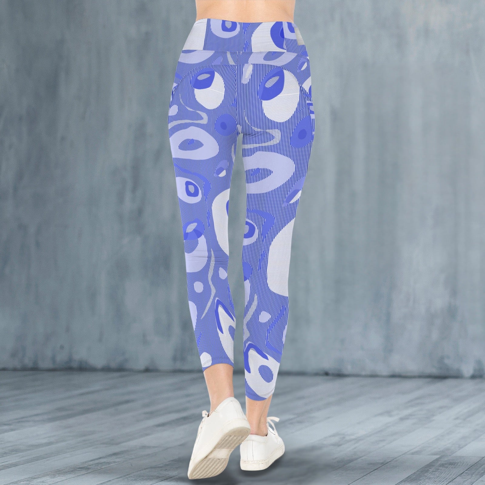 Blue Circles - Leggings