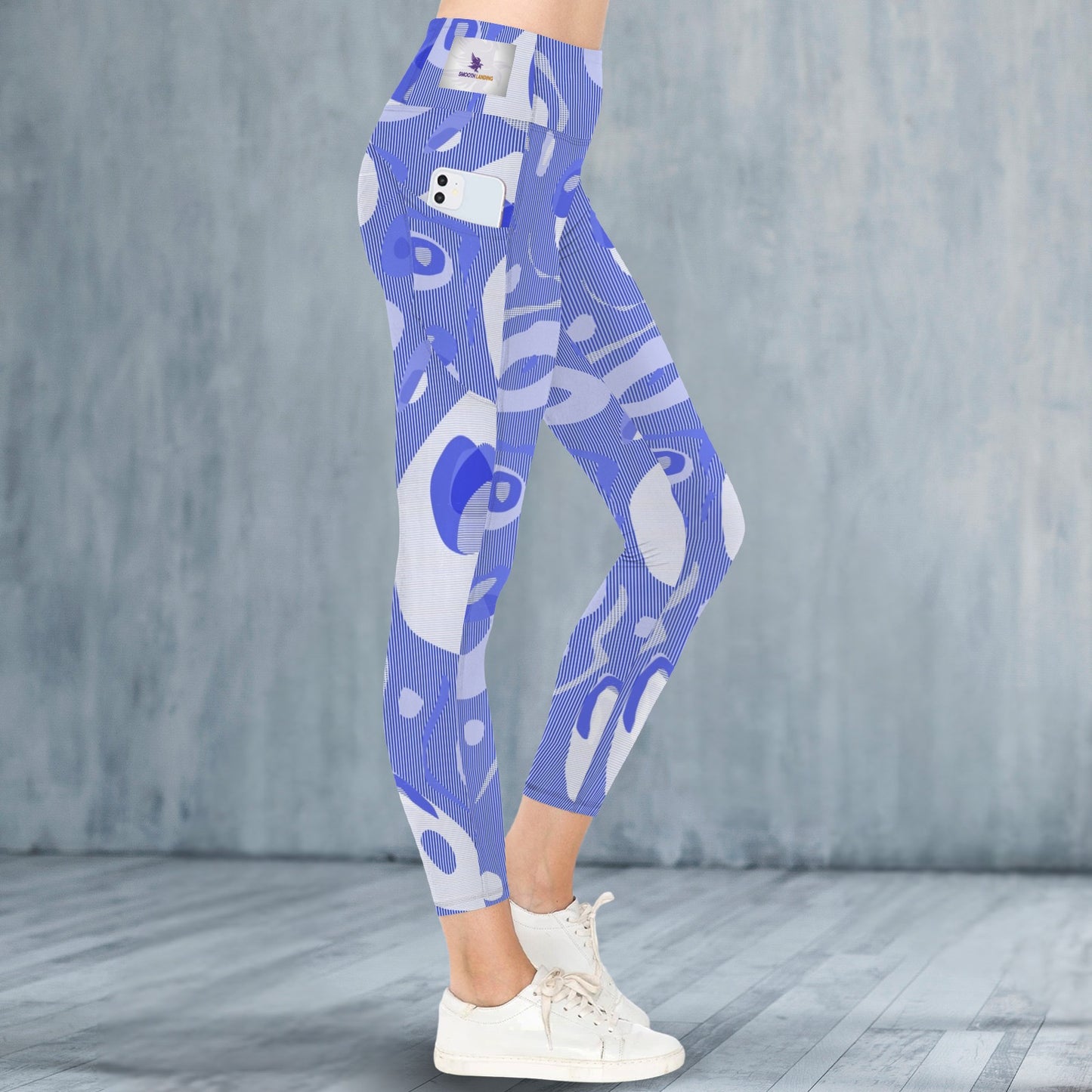 Blue Circles - Leggings