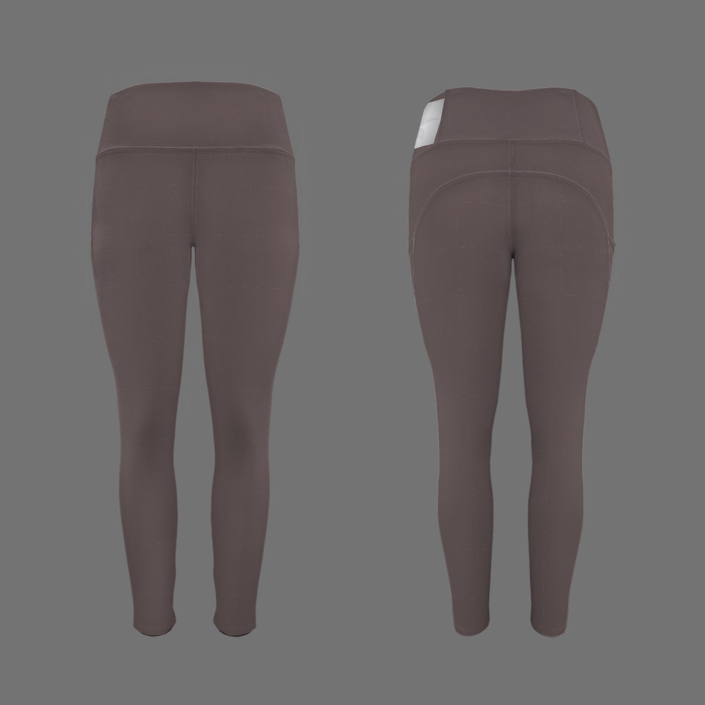 Burgundy - SL Logo - Leggings