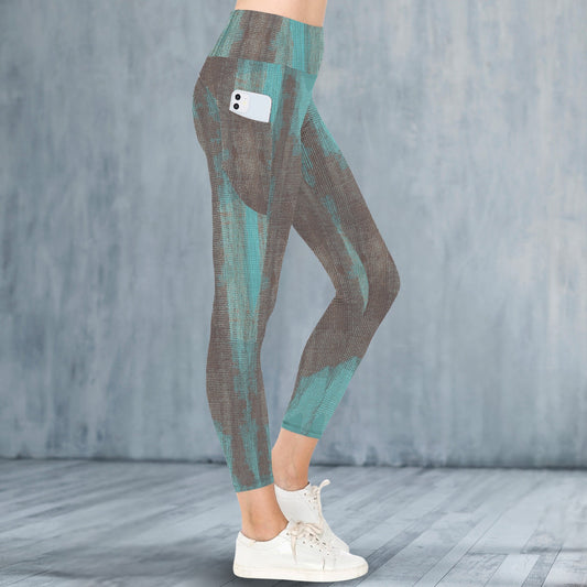 MochaMadnessTurquoise - Leggings