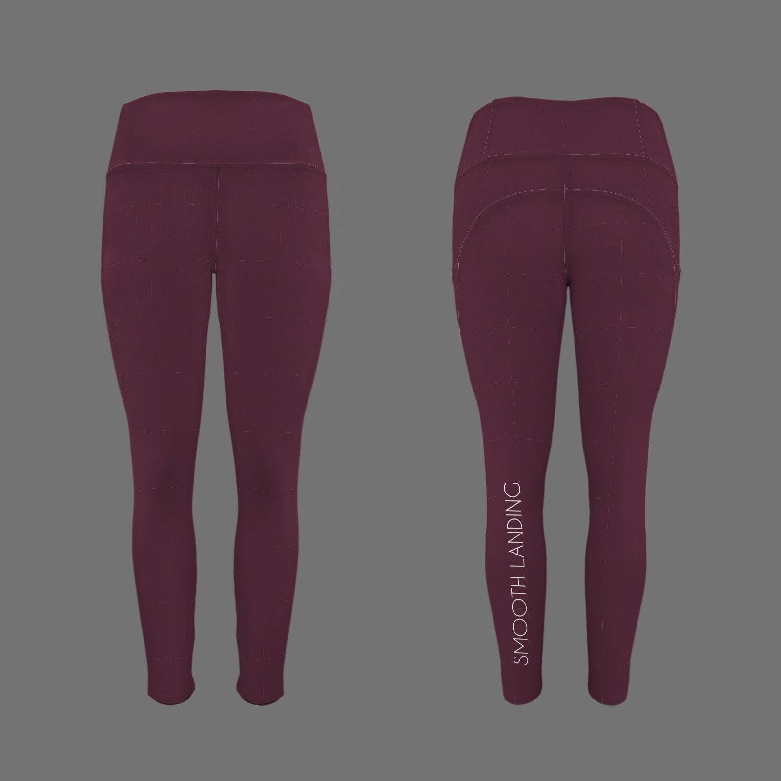 Wine Leggings - Smooth Landing