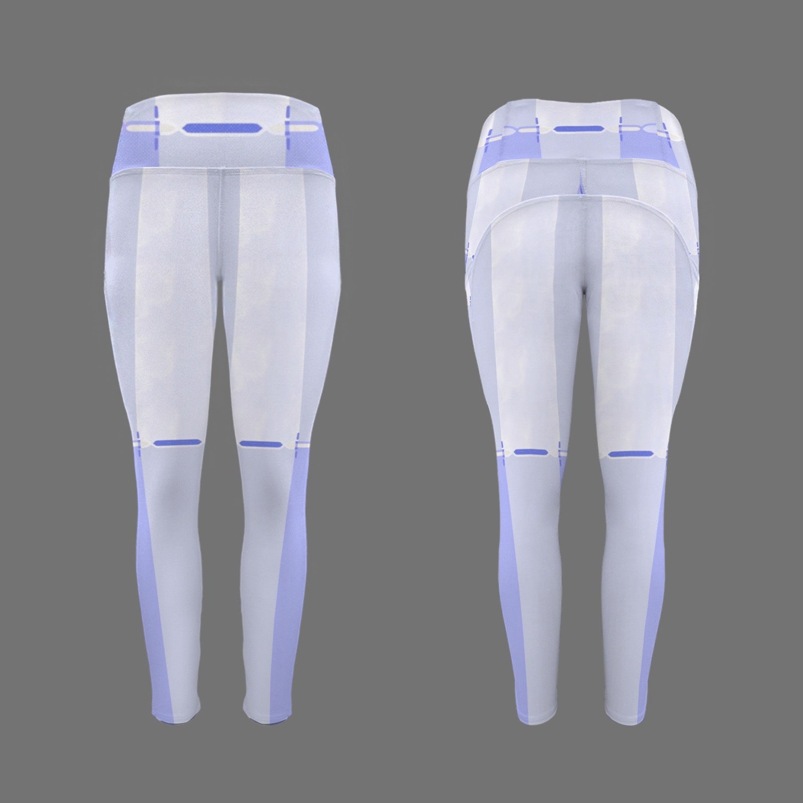 Blue Stripes - Leggings