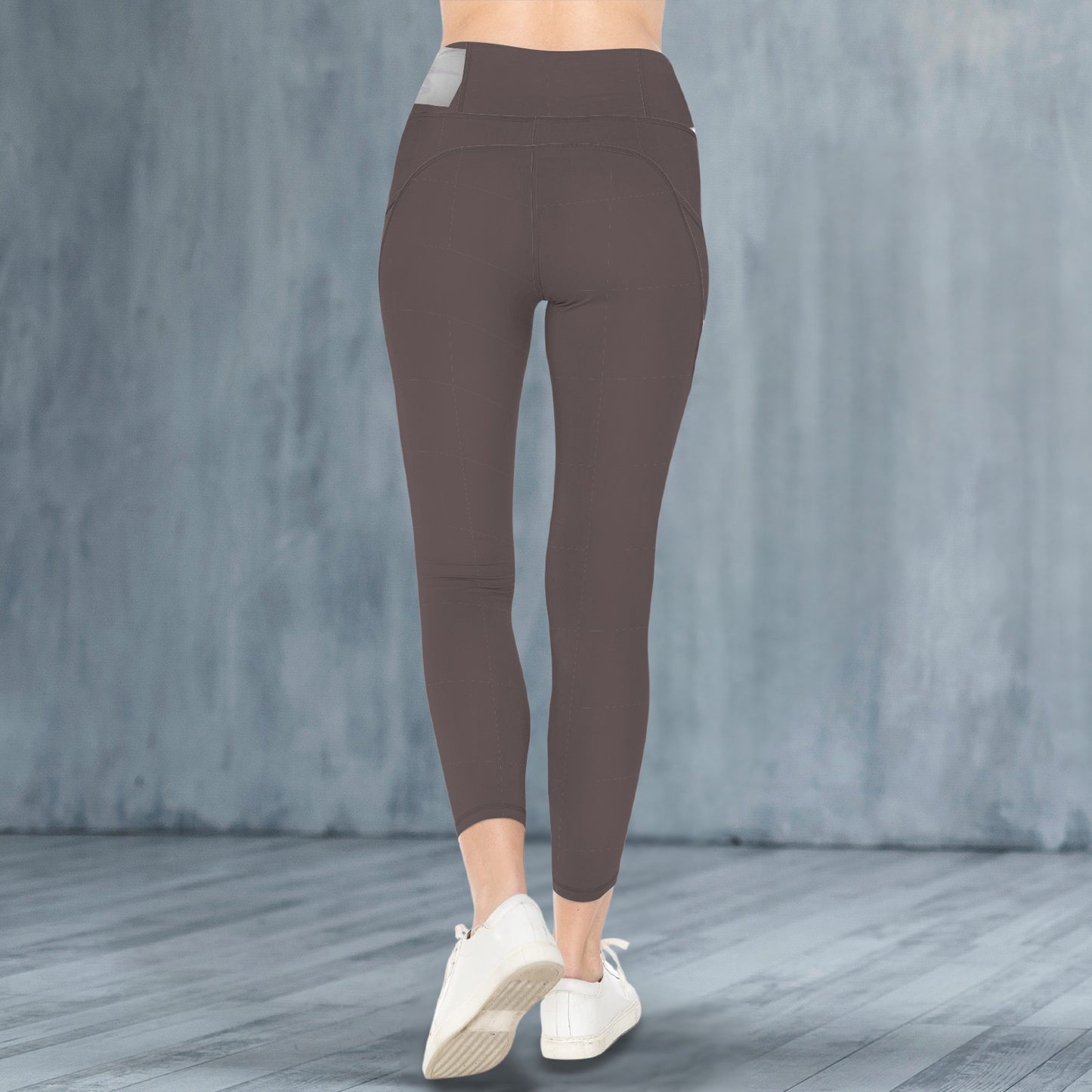 Burgundy - SL Logo - Leggings