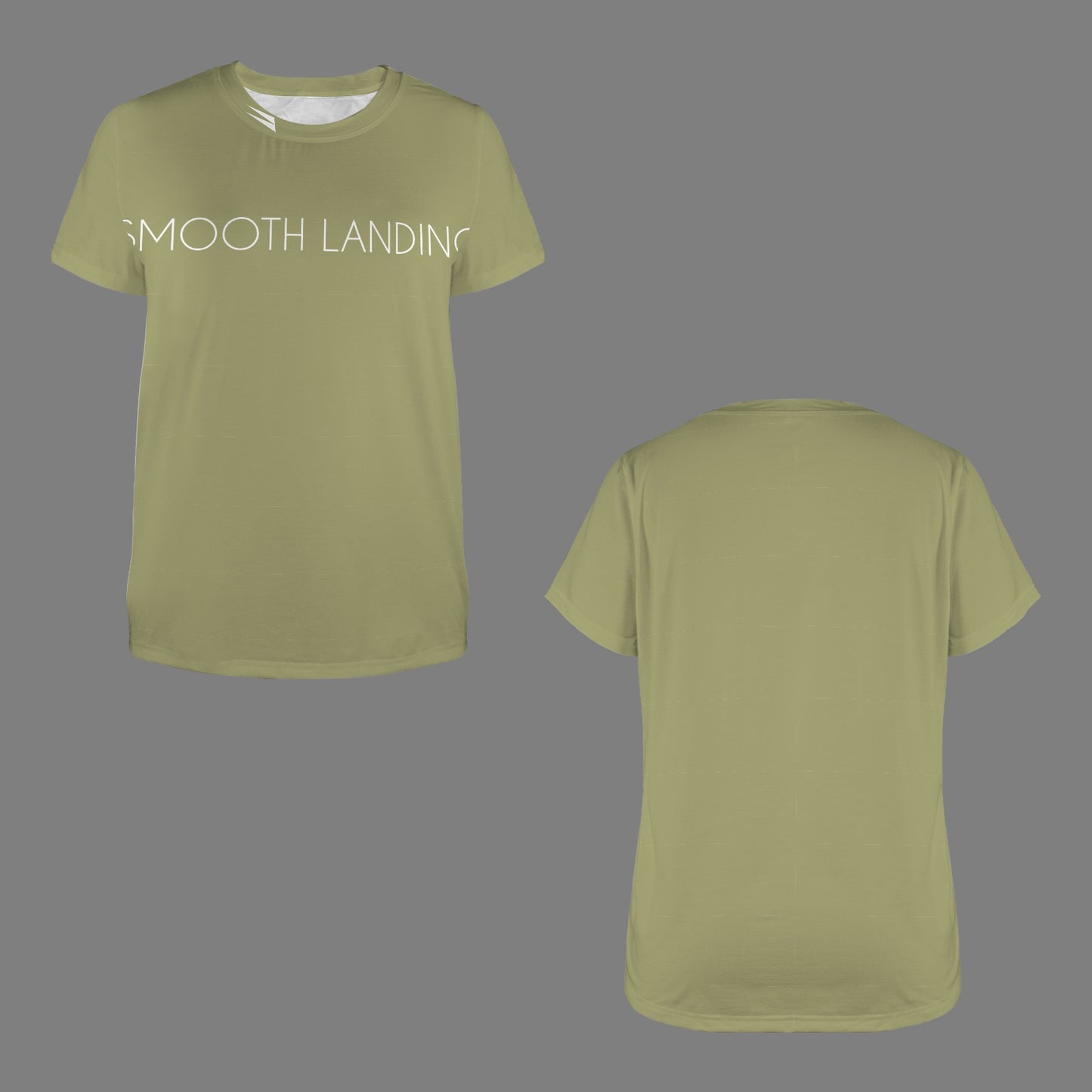 Valmarie Deep Olive Solid Tee Shirt