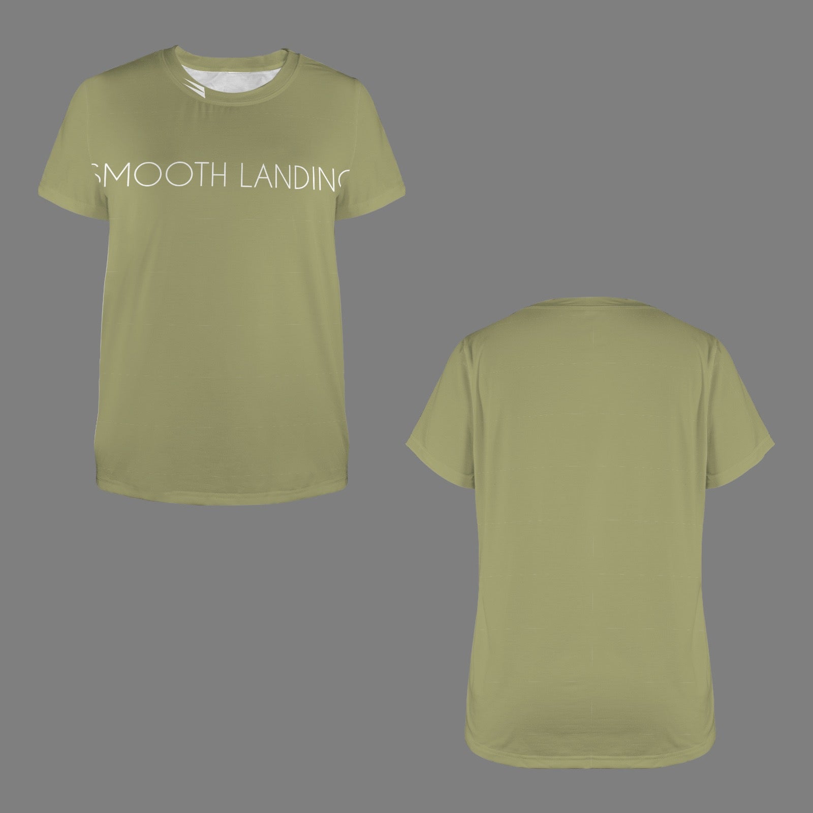 Valmarie Deep Olive Solid Tee Shirt
