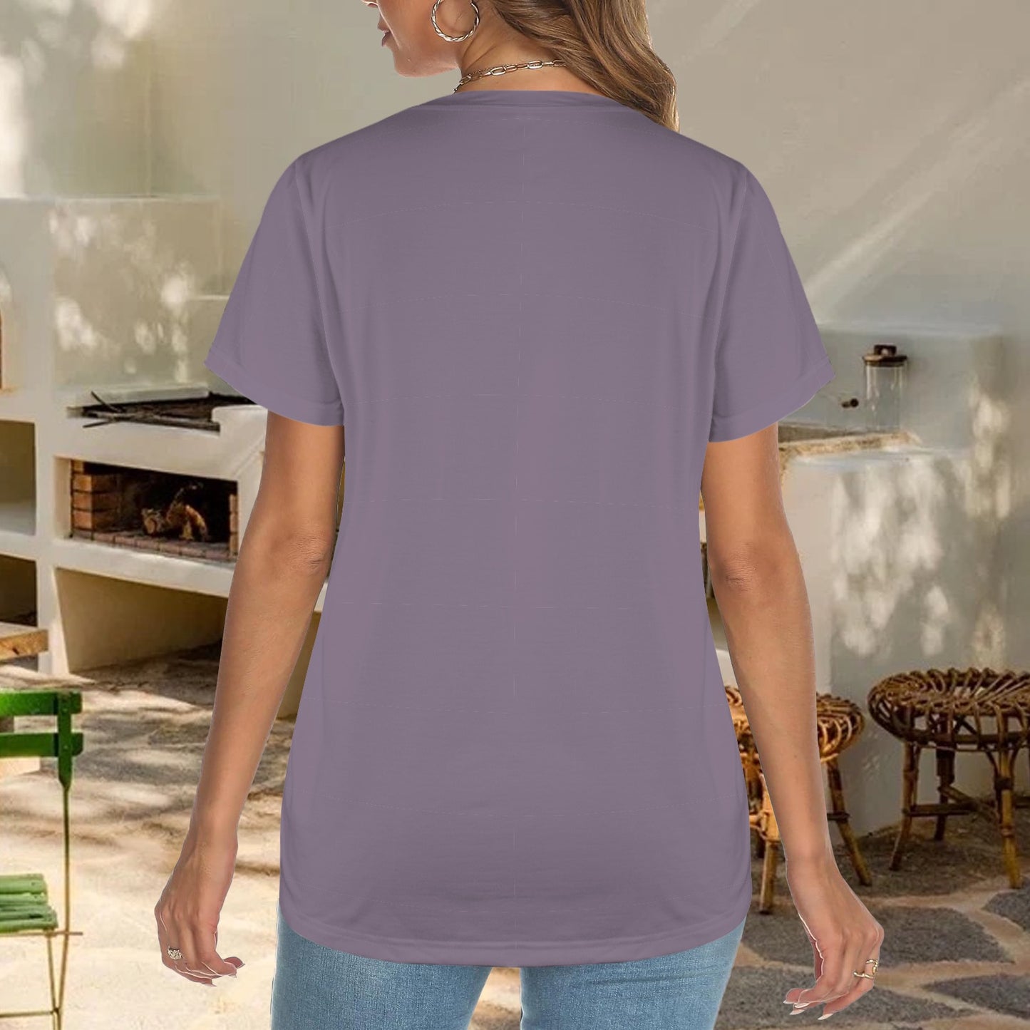 Valmarie Comp Medium Purple Solid - Tee shirt SL