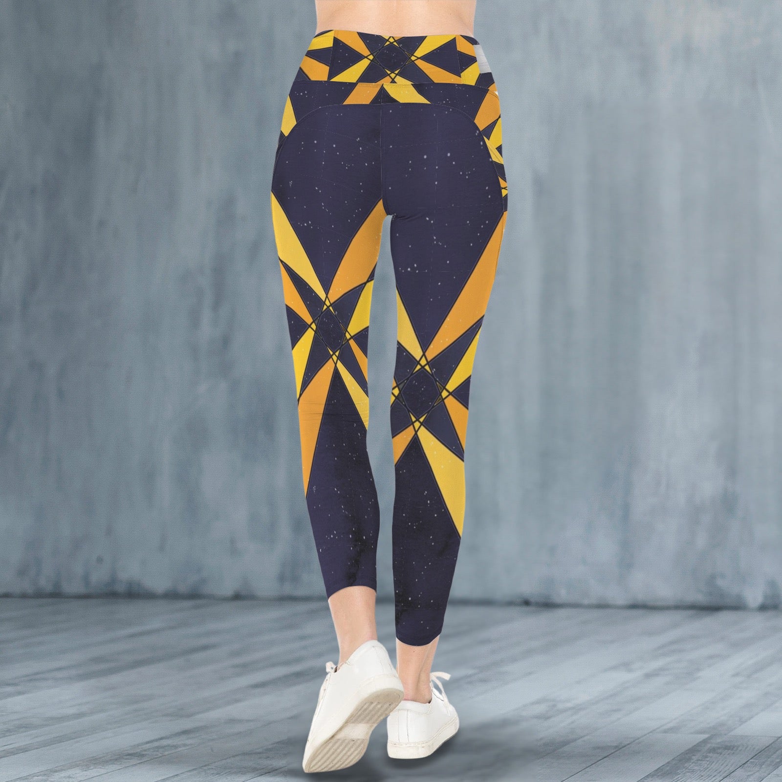 X Marks the Spot Eggplant /Gold - Leggings
