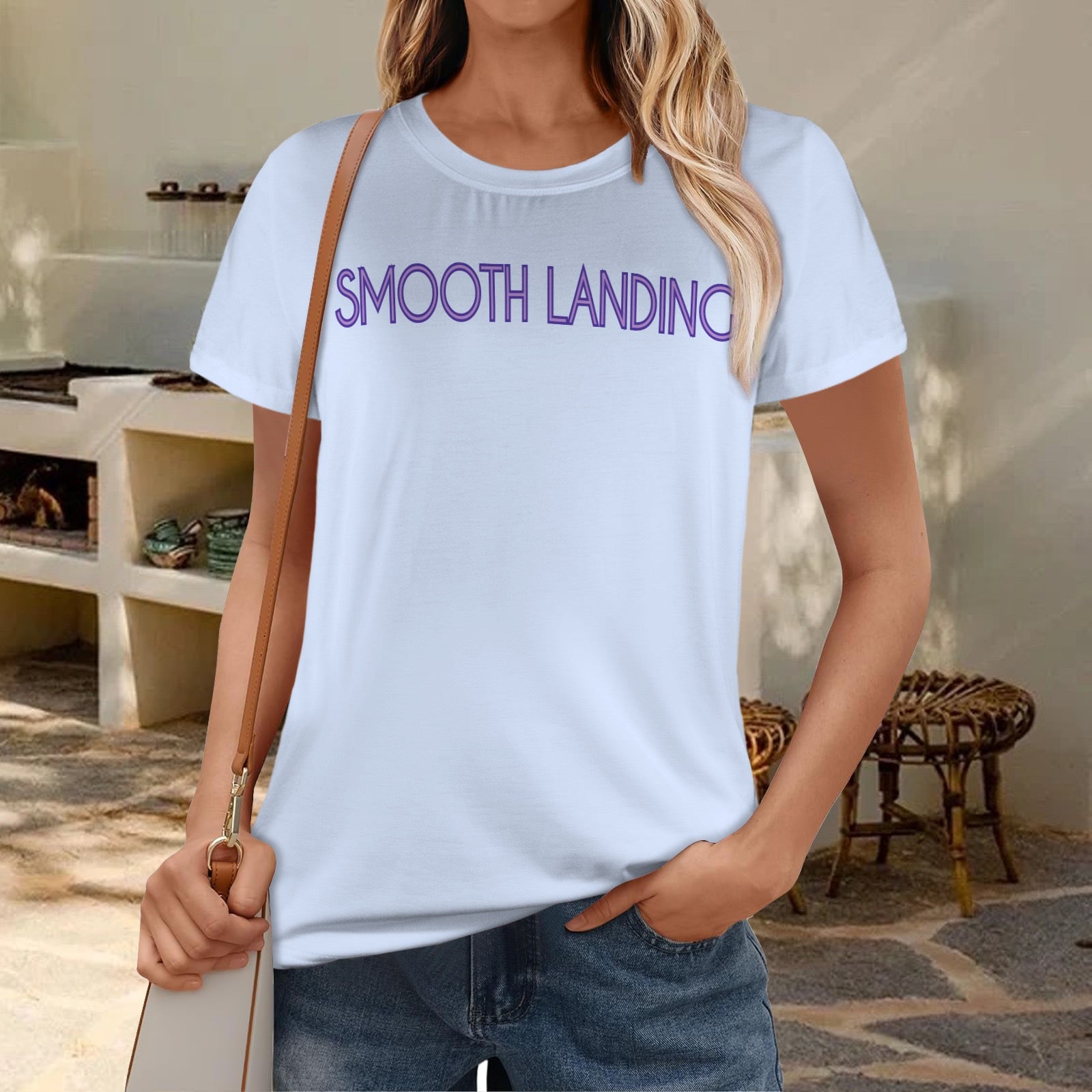 Pale Blue Tee shirt