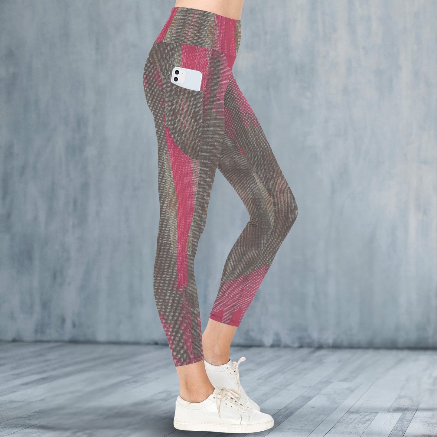 MochaMadnessRed - Leggings