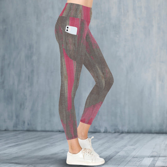 MochaMadnessRed - Leggings