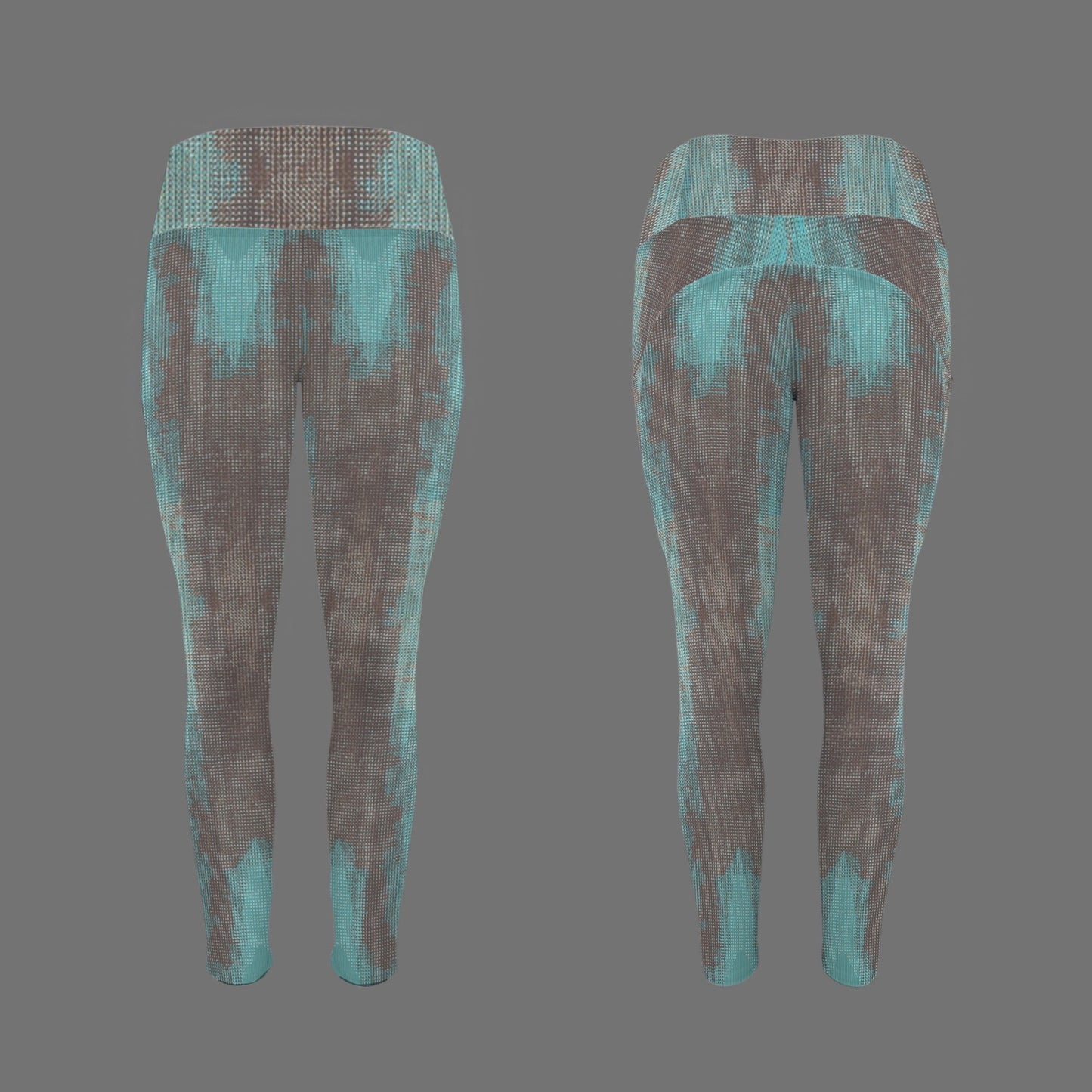 MochaMadnessTurquoise - Leggings