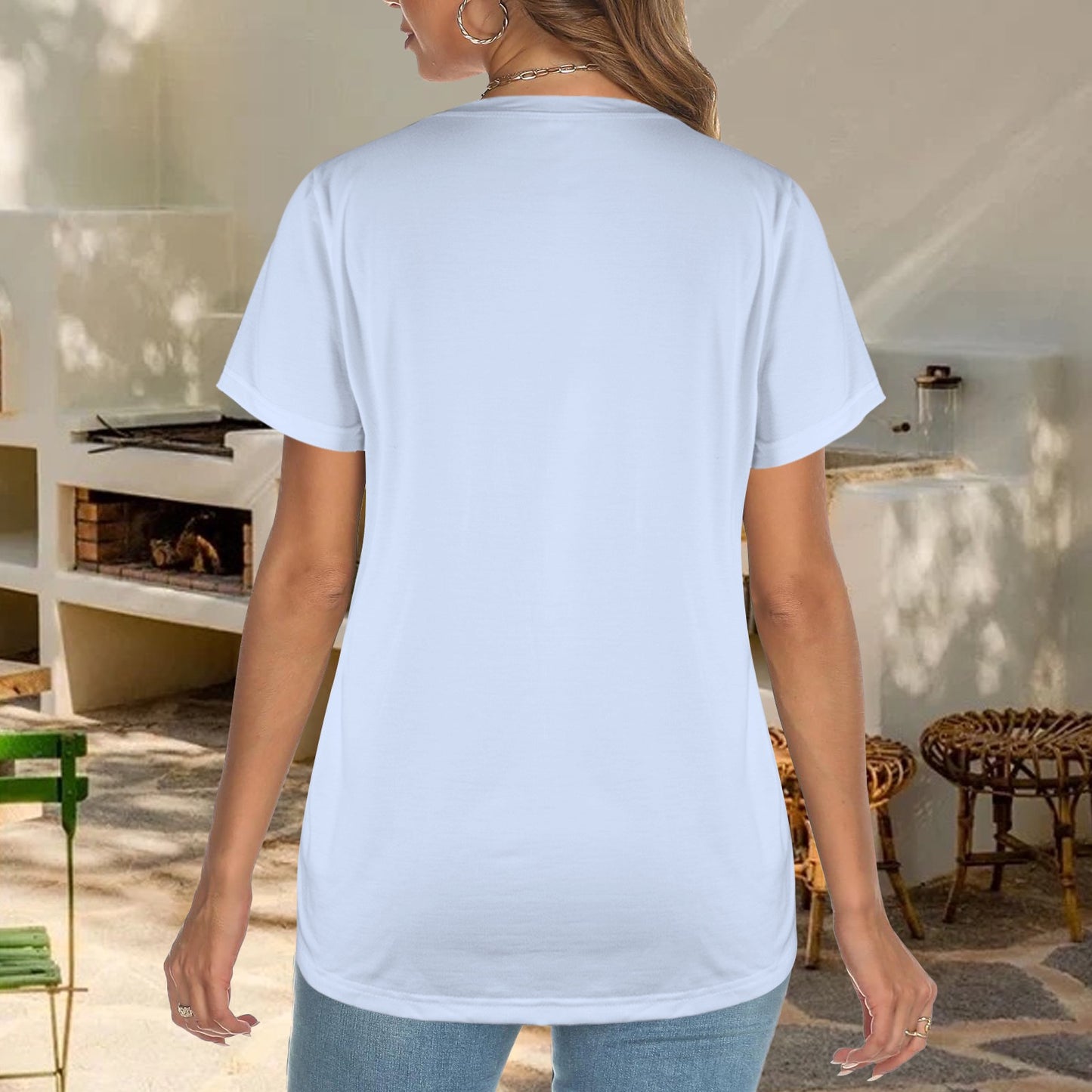 Pale Blue Tee shirt