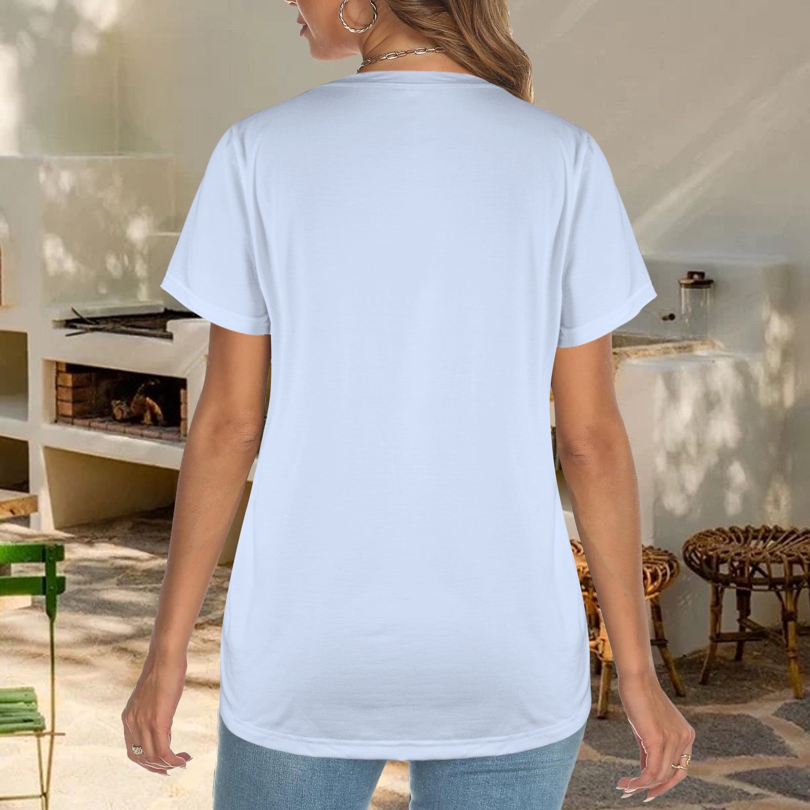Pale Blue Tee shirt