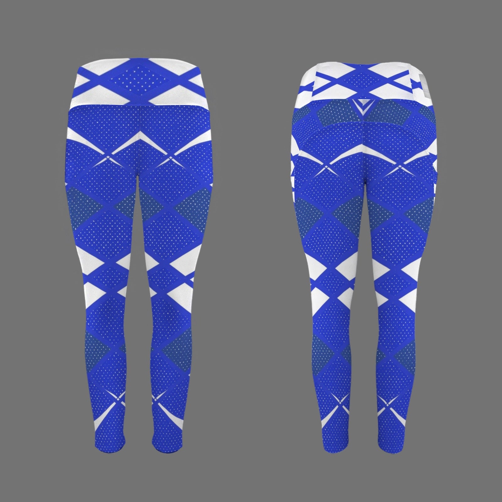 Blue and white Mist - Leggings