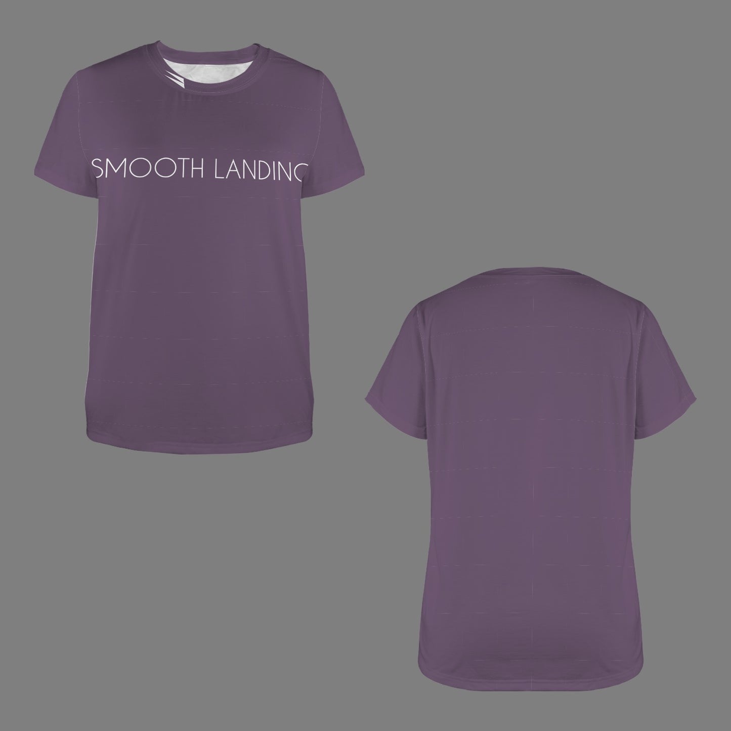 Valmarie Comp Purple Solid Tee Shirt - SL