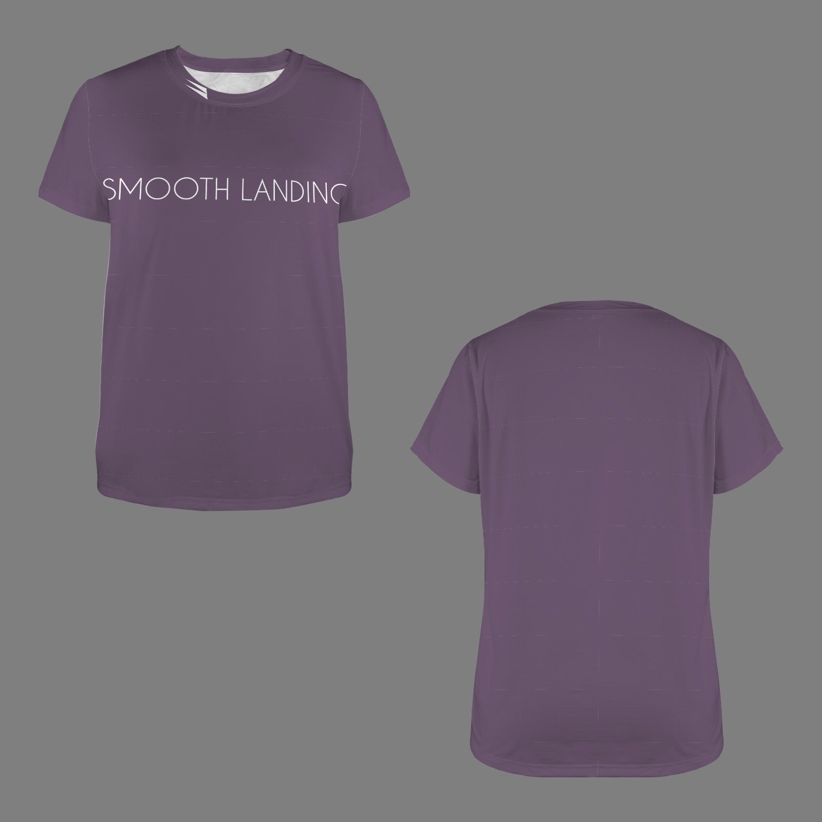 Valmarie Comp Purple Solid Tee Shirt - SL