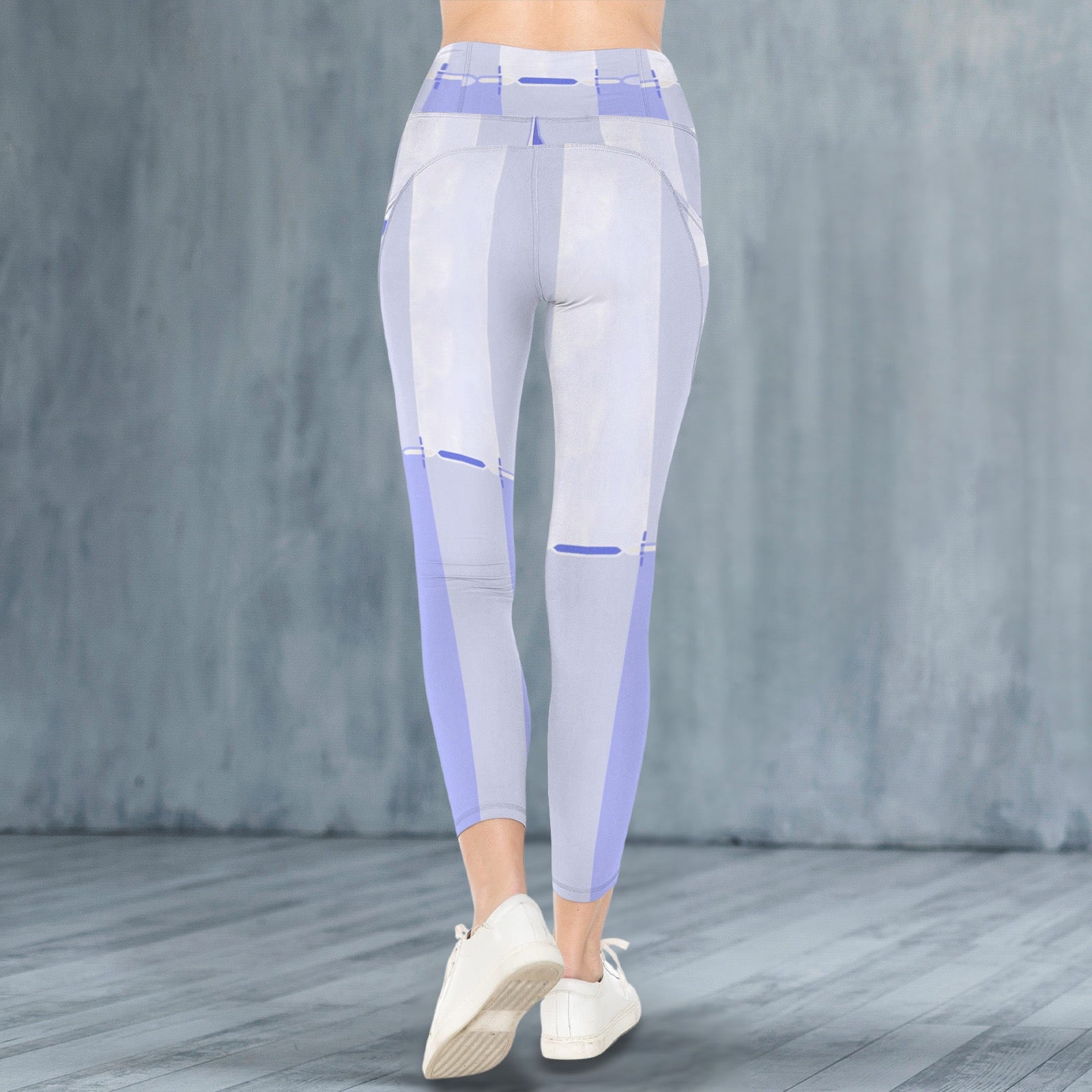 Blue Stripes - Leggings