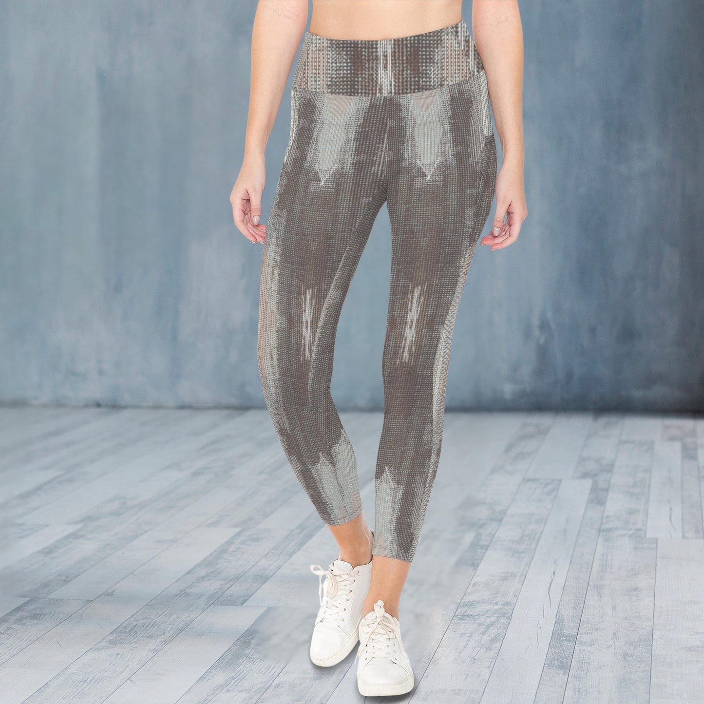 MochaMadnessWhiteFlood - leggings