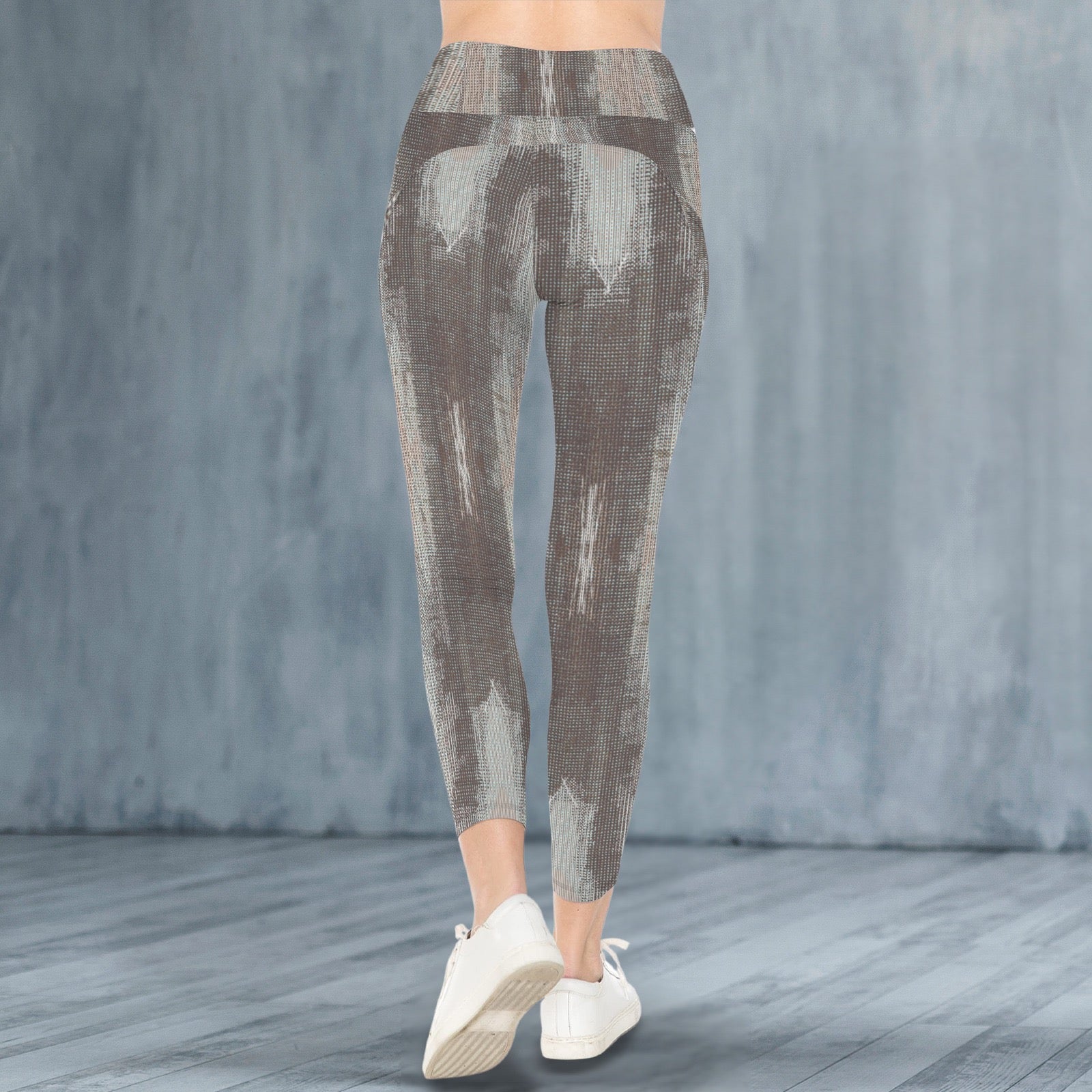 MochaMadnessWhiteFlood - leggings
